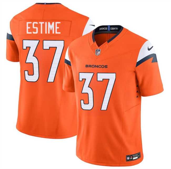Men & Women & Youth Denver Broncos #37 Audric Estime Orange 2024 F.U.S.E. Vapor Limited Football Stitched Jersey,We sell and wholesale Men & Women & Youth Denver Broncos #37 Audric Estime Orange 2024 F.U.S.E. Vapor Limited Football Stitched Jersey on line form chian!